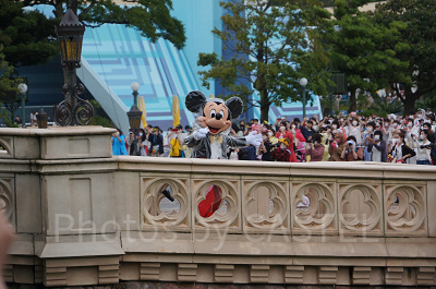 ミッキーもこっち向いてくれたよ！