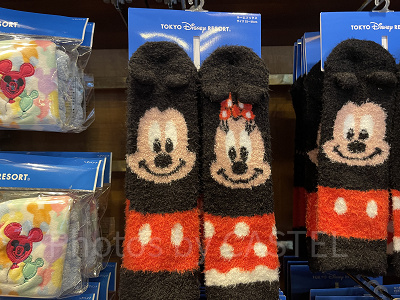 ミッキー＆ミニーのルームソックス