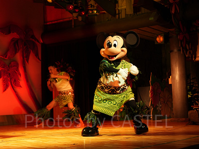 ミッキーのレインボールアウ：ミッキーのハカ