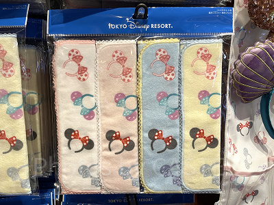 ミニタオルセット（ディズニーカチューシャ柄グッズ）