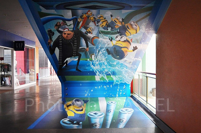 ミニオンとグルーのフォトスポット／ユニバーサルシティウォーク大阪