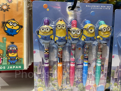 ミニオンのボールペンセット（5本組）