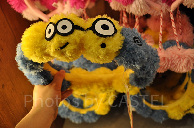 ミニオンの花冠カチューシャ