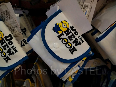 ミニオン「Do the NEW LOOK」エコバック畳んだ状態／ホワイト