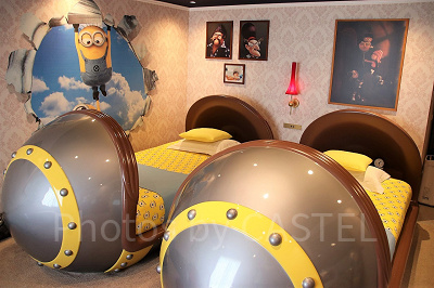 ホテルユニバーサルポートのミニオンルーム