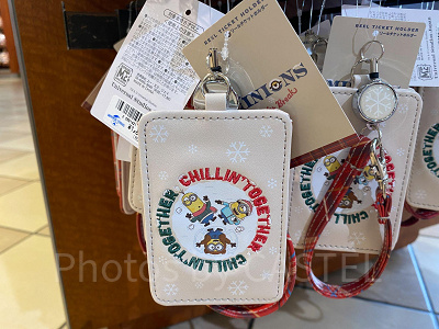 ミニオンのチケットホルダー/USJクリスマスグッズ2022