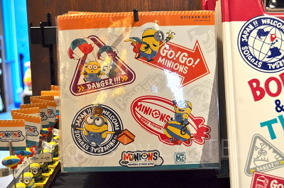 MINIONS TRAVELステッカーセット