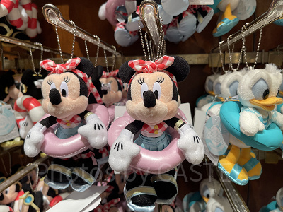 ミニーぬいぐるみバッジ（2022ディズニー夏グッズSUISUI SUMMER）