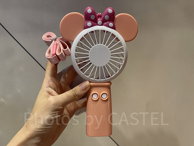 ミニーのポータブルファン