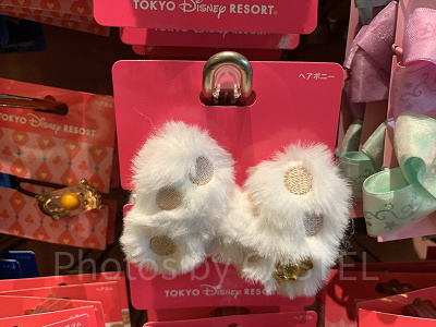 ミニーのクリップ付きヘアポニー