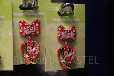 ミニーのスタイルスタジオピンバッジ