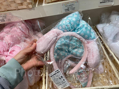 マイメロディのカチューシャ　水玉