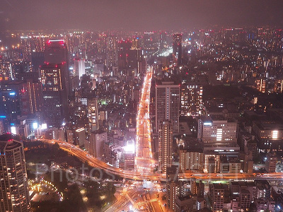 トップデッキからの夜景