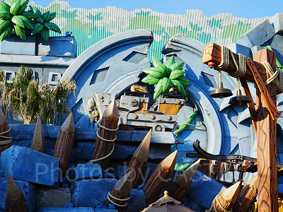 レールが途切れている箇所（ドンキーコングのクレイジー・トロッコ）