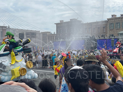 びしょ濡れエリア（グラマシーパーク周辺）の様子