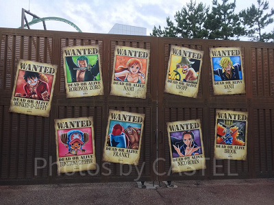 ワンピース・プレミア・ショーの手配書（2019年）／USJ