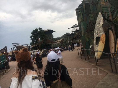 ワンピース・プレミア・ショー会場の外：USJ