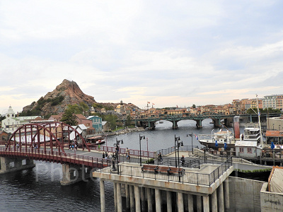 ディズニーシーを一望できます