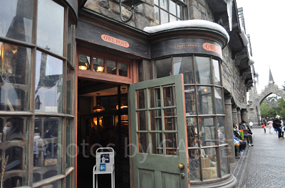 ハリーポッターエリアのふくろう便&ふくろう小屋