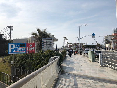 P3：江ノ電駐車センターの看板