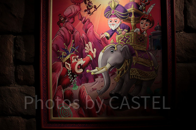 乱暴者のサルたちの絵