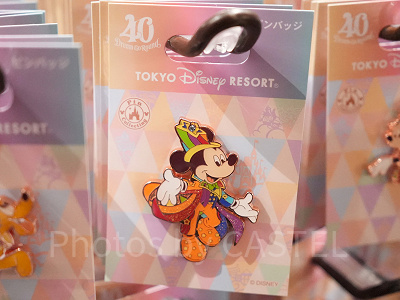 ピンバッジ（ディズニー40周年グッズ）