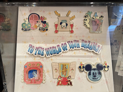 ピンバッジ (ディズニー窓&ドアグッズ)