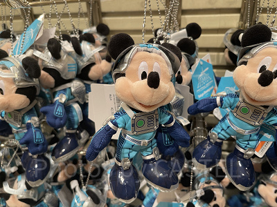 ぬいぐるみバッジ(スペースマウンテンファイナルグッズ)