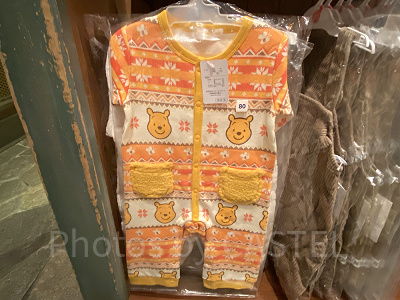 プーさんベビーカバーオール