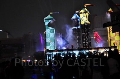 映画『ハリー・ポッター』で登場したクィディッチ／USJ新ナイトパレード