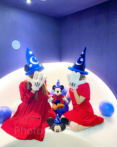 ディズニープリクラのおすすめ撮り方③：バウンドコーデ