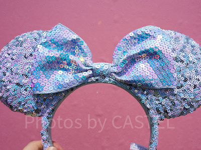 ミニースパンコールカチューシャのリボン部分