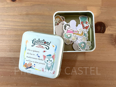 ディズニーお菓子缶活用法⑩:シール収納