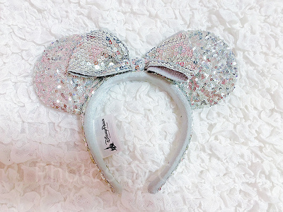 スパンコールカチューシャ　シルバー