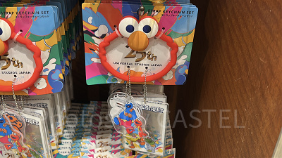 セサミストリートキーチェーン＆ハンドストラップセット