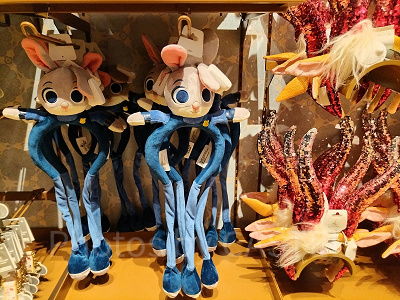 上海ディズニーカチューシャ:ジュディのボンボン付きカチューシャ