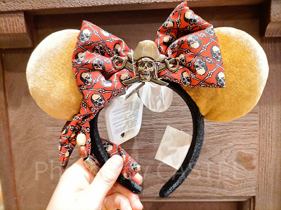 上海ディズニーカチューシャ:海賊カチューシャ(キャメル)