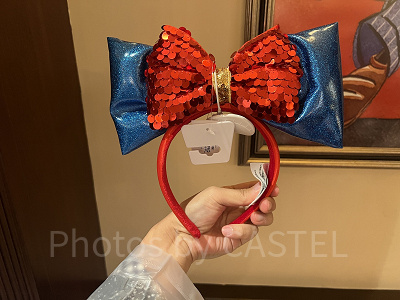 上海ディズニーカチューシャ:白雪姫リボン風カチューシャ