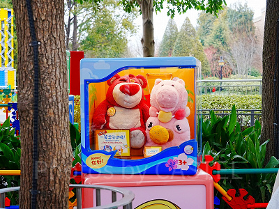 上海ディズニートイストーリーランド：ミニゲームで勝利するともらえる景品