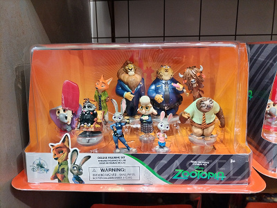 上海ディズニーズートピアグッズ：ズートピアフィギュア