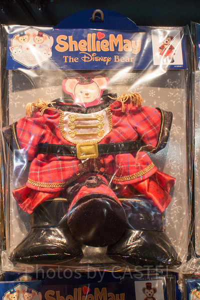 ダッフィー シェリーメイ くるみ割り人形 ぬいぐるみコスチューム　セット 11/2発売】ダッフィークリスマスグッズはくるみ割り人形モチーフ