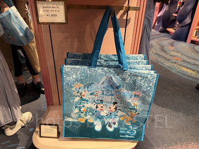 ショッピングバッグ(ディズニーシー25周年グッズ)