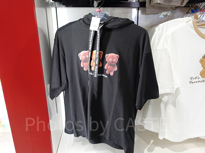 半袖パーカー(ティム・ブラック)