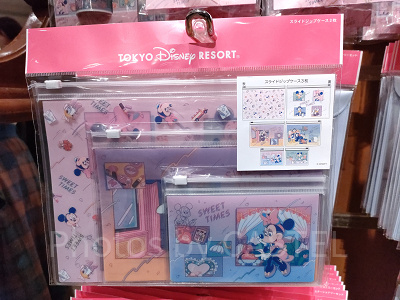 ディズニーSWEET TIMESグッズ：スライドジップケースセット