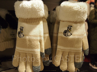 スヌーピーベージュ手袋