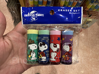 スヌーピー消しゴムセット
