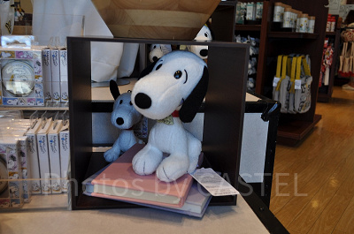 スヌーピーグッズ「LOVEable VINTAGE snoopy」ディスプレイ