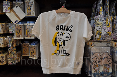 スヌーピーグッズ「LOVEable VINTAGE snoopy」／半袖トレーナー