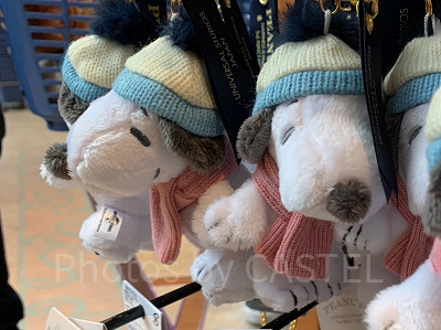 スヌーピーマスコットキーチェーン（USJクリスマスグッズ2023）