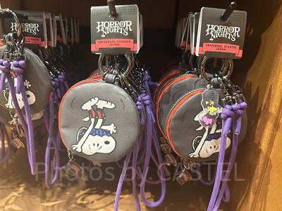 スヌーピーストラップ付きポーチ